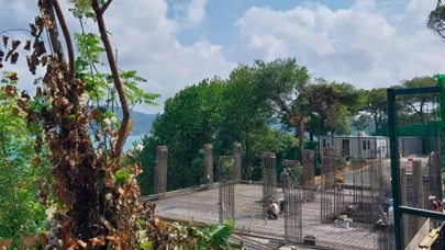 MNG Holding’in patronundan Boğaz’da kaçak villa inşaatı