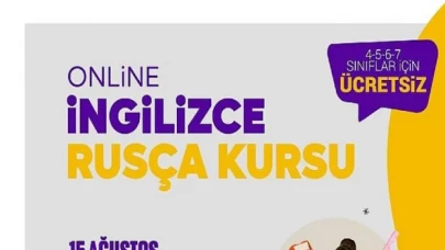 Yenişehir Belediyesinden online İngilizce ve Rusça kursu