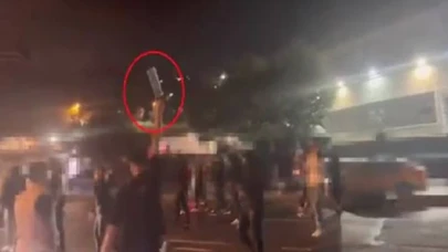 Beşiktaş stadı önüne gelen satırlı gruptan 9 kişi yakalandı