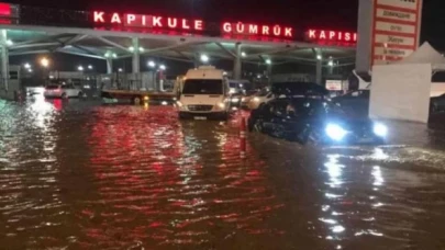 Bulgaristan-Edirne sınırında sel