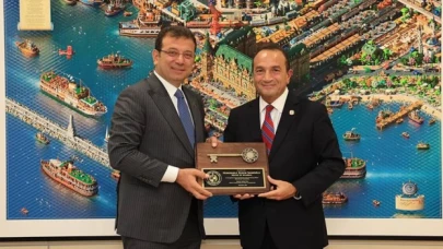 Ekrem İmamoğlu, ABD’nin ilk Türk Belediye Başkanı olan Tayfun Selen’i ağırladı