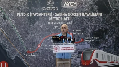 Pendik-Sabiha Gökçen Havalimanı Metro Hattı 2 Ekim Pazar günü hizmete açılıyor