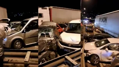 Samsun’da 23 aracın karıştığı kazada 9 kişi yaralandı