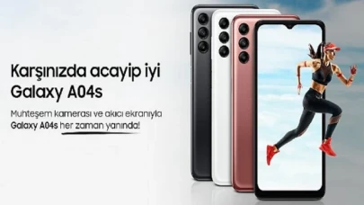 Samsung, ileri Galaxy inovasyonlarını bir arada sunduğu yeni Galaxy A04S’i tanıttı!