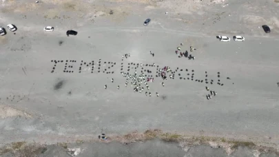 Van Gölü sahilinde 20 ton çöp toplandı