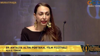 59. Antalya Altın Portakal Film Festivali’nde ”Çiğdem Mater’e özgürlük” mesajı
