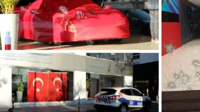Beşiktaş'ta lüks araba galerisi kurşunlandı