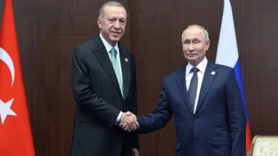 Cumhurbaşkanı Erdoğan, Putin ile bir araya geldi