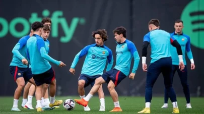 Emre Demir, Barcelona A Takımı'yla idmana çıktı