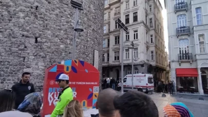 Galata Kulesi'ndeki seyir terasından bir kişi aşağıya düşerek hayatını kaybetti