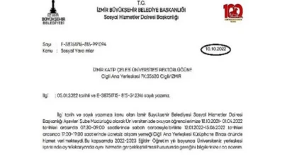 İzmir Büyükşehir Belediyesi Üniversitelilere yemek dağıtımı hakkında açıklama