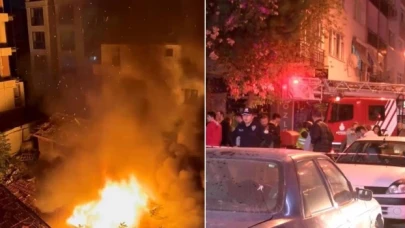 Kadıköy’de metruk halde bulunan 4 gecekondu yandı: 81 yaşındaki kadın hastaneye kaldırıldı