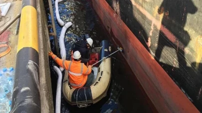 Körfez’i kirleten gemiye 5 milyon 122 bin 793 lira ceza