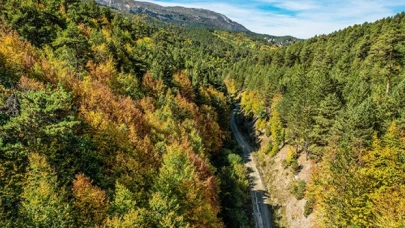 Murat Dağı sonbahar renklerine büründü
