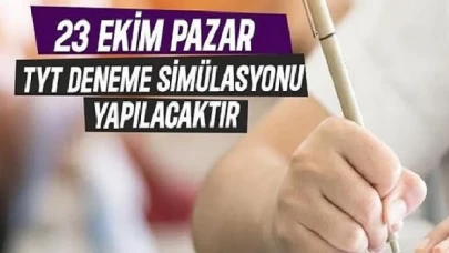 Üniversiteye Hazırlanan Öğrenciler İçin Tyt Simülasyonu Yapılacak