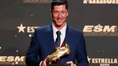 Altın Ayakkabı üst üste ikinci kez Lewandowski'nin