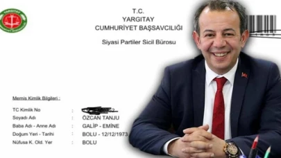 Bolu Belediye Başkanı Tanju Özcan, yeni bir partiye üye olduğunu e-devletten öğrendi