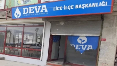 DEVA Partisi Lice İlçe Başkanlığı’na motolof kokteylli saldırı