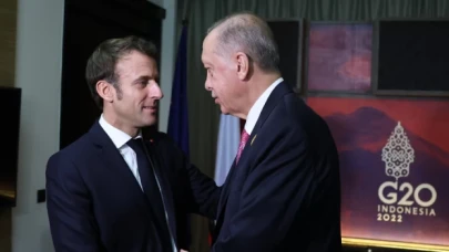 Erdoğan, Biden'ın ardından Macron'la bir araya geldi