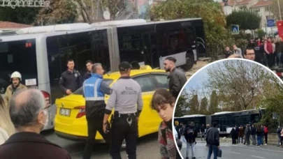 Kadıköy'de metrobüs kontrolden çıktı: Belediyenin duvarına çaptı