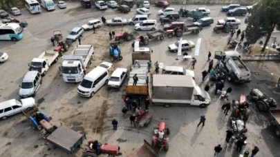 Manisa’da ücretsiz mazot kuyruğu