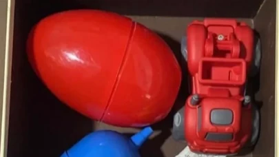 'Sürpriz yumurta'dan uyuşturucu çıktı