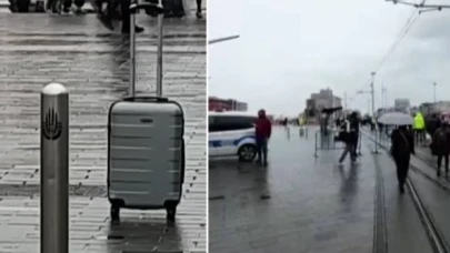 Taksim Meydanı’nda şüpheli valiz paniği
