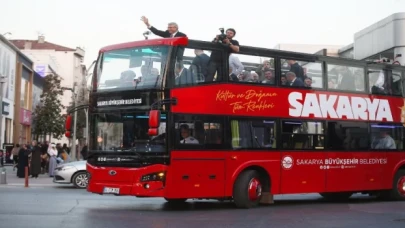 Üstü açık turizm otobüsü Sakarya’yı keşfe çıkıyor