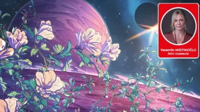 Uzayda çiçek açtı