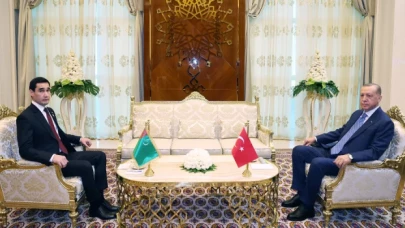 Erdoğan, Türkmenistan Devlet Başkanı Berdimuhammedov ile görüştü