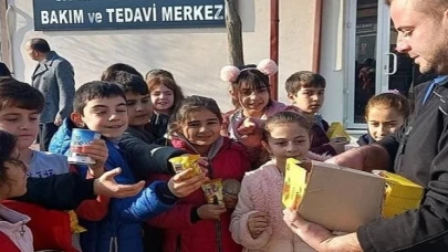 İnegöllü Çocuklar Hayvan Sevgisiyle Büyüyor