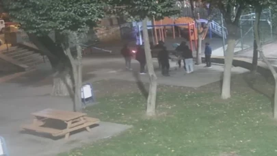 İstanbul Eyüpsultan’daki parktan oturma ünitesi çalarken yakalandılar