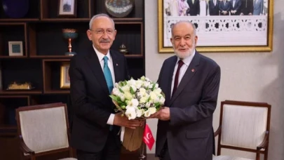 Kemal Kılıçdaroğlu’ndan Temel Karamollaoğlu’na geçmiş olsun ziyareti