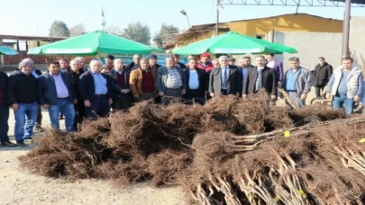 Manisa’da fidanlar üreticilerle buluşuyor