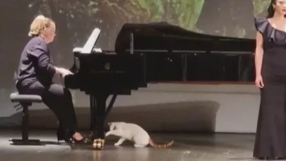 Süreyya Operası'nda kediler de sahneye çıktı