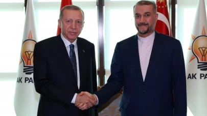 Erdoğan, AK Parti Genel Merkezi’nde İran Dışişleri Bakanı’yla görüştü