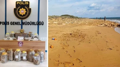 Kıbrıs kıyılarına uyuşturucu paketleri vurdu