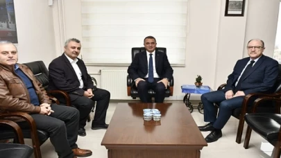 Malkara Belediye Başkanı Ulaş Yurdakul’dan Malkara İlçe Kaymakamı Kerem Süleyman Yüksel’e Ziyaret