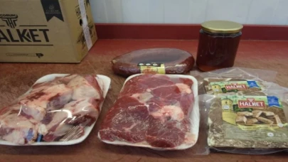 Afet bölgesine et desteği