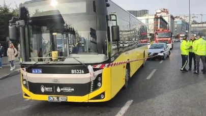 Beylikdüzü'nde 9 aracın karıştığı zincirleme kaza meydana geldi!