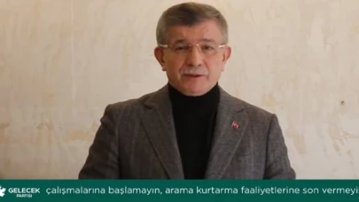 Davutoğlu: Hala göçük altında canlı olma ihtimali göz önünde bulundurularak, enkaz kaldırma çalışmalarına başlanmamalı