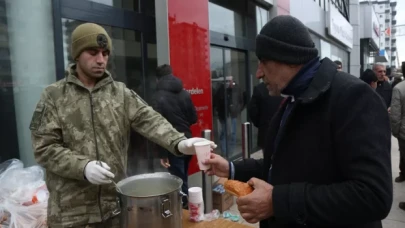 Deprem bölgesinde hava sıcaklıkları 0 derece etrafında