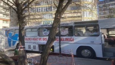 Kayseri’nin Gezici Diş Kliniği depremzedelerin hizmetinde