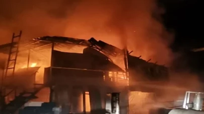 Kemer Hurdacılar Sitesi’nde yangın