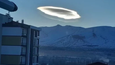 Niğde'de mercek bulutu görüldü