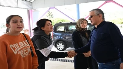 Çamyuva kapalı pazar yerinin kuraları çekildi