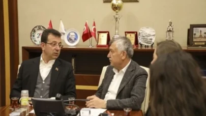 Ekrem İmamoğlu'ndan Zeydan Karalar'a ziyaret