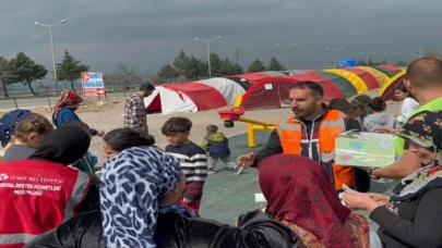 İzmit’in Kahramanmaraş’taki ’çadırkent’inde yaşam başladı
