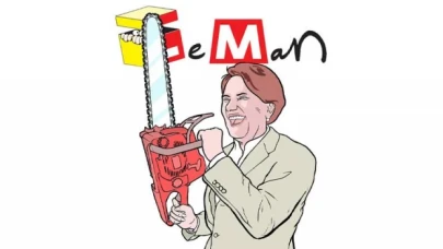 LeMan’dan duruma özel kapak: ”Testere Meral”