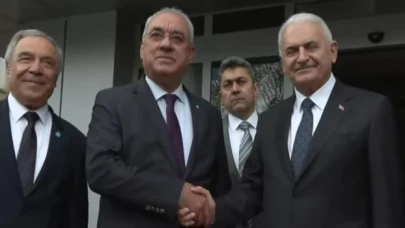 AK Parti heyeti DSP'yi ziyaret etti